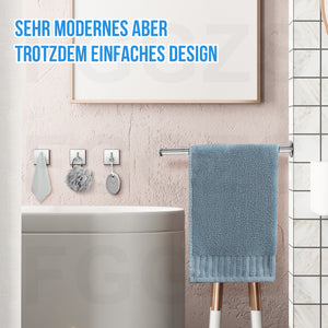 WAENLIR Handtuchhalter ohne Bohren, selbstklebender Handtuchhalter aus Edelstahl 304 für Bad, Küche, Schrank und Wand