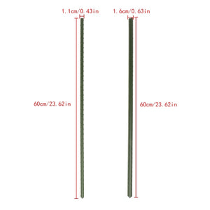 60cm Garden Plant Support Stakes Climbing Stand Flower Stick Cane Gardening Tool