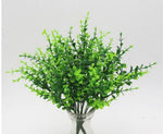 Load image into Gallery viewer, Artificial Plant 7 Forks Imitation Plastic Ferns Grass Green Leaves Fake Plants for Home Party Garden Outdoor Decorations
