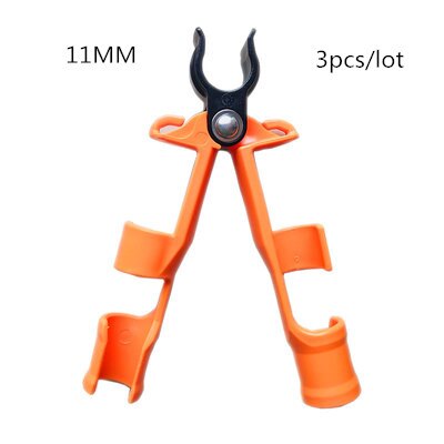 3pcs/lot Plastic plant stakes connectors Pipe Pole Connecting Joints 11mm 16mm 20mm Garden Climbing plant support Fixed Clamp