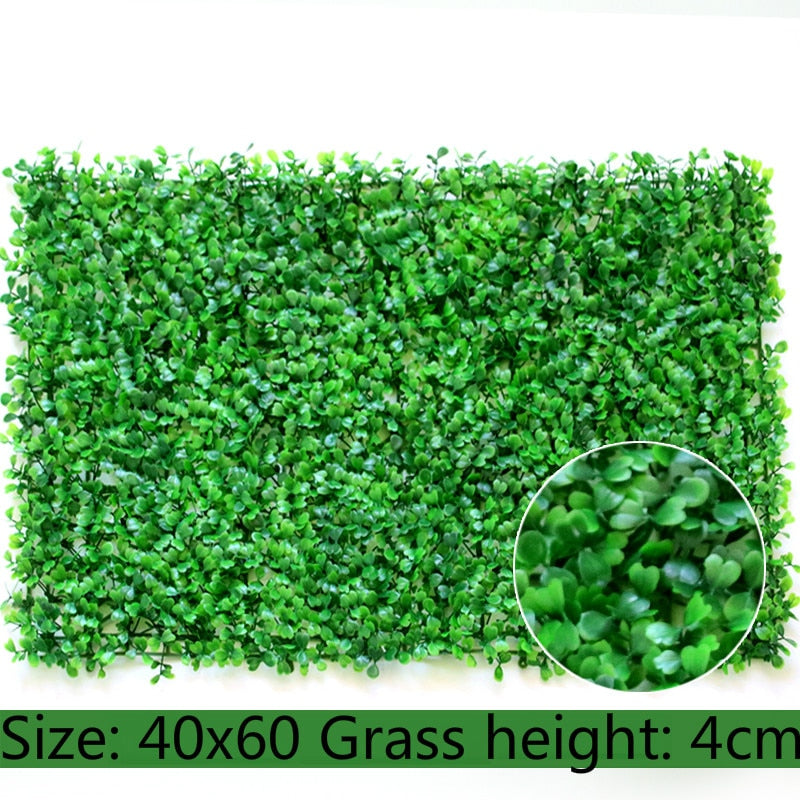 40x60cm Artificial Green Plant Lawns Carpet for Home Garden Wall Landscaping Green Plastic Lawn Door Shop Backdrop Image Grass