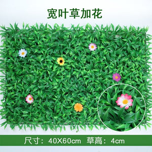 40x60cm Artificial Green Plant Lawns Carpet for Home Garden Wall Landscaping Green Plastic Lawn Door Shop Backdrop Image Grass