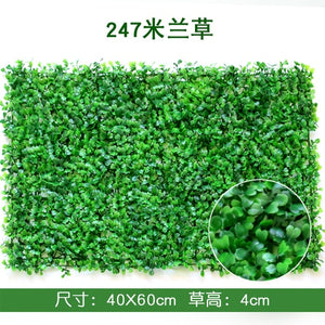 40x60cm Artificial Green Plant Lawns Carpet for Home Garden Wall Landscaping Green Plastic Lawn Door Shop Backdrop Image Grass