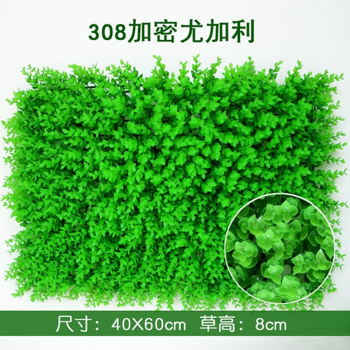 40x60cm Artificial Green Plant Lawns Carpet for Home Garden Wall Landscaping Green Plastic Lawn Door Shop Backdrop Image Grass