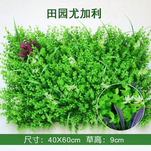 40x60cm Artificial Green Plant Lawns Carpet for Home Garden Wall Landscaping Green Plastic Lawn Door Shop Backdrop Image Grass