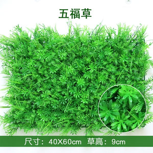 40x60cm Artificial Green Plant Lawns Carpet for Home Garden Wall Landscaping Green Plastic Lawn Door Shop Backdrop Image Grass