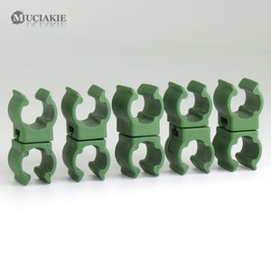 MUCIAKIE 20PCS ID-11mm Plastic Fastener Garden Greenhouse Plant Fixed Stake Clips Rattan Stent Accessories Pole Connectors