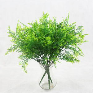 New Artificial Shrubs Creative Decorative Artificial Plant Ferns Simulation Plant Plastic Flower Fern Wall Material Accessories