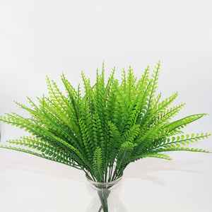 New Artificial Shrubs Creative Decorative Artificial Plant Ferns Simulation Plant Plastic Flower Fern Wall Material Accessories