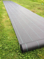 Load image into Gallery viewer, WAENLIR 100gsm Heavy Duty Lined Weed Control Fabric Landscaping Ground Cover Membrane 2x5M/1x10M
