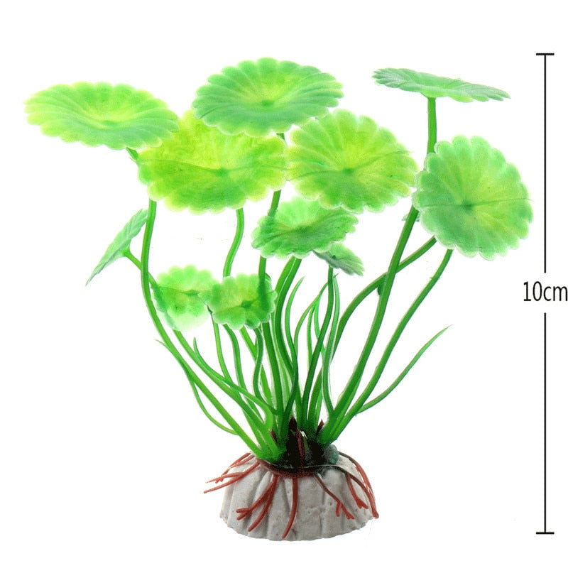 Artificial Aquarium Plant Decoration Fish Tank Submersible Flower Grass Ornament Decor For Aquarium Underwater Plant 10-30cm