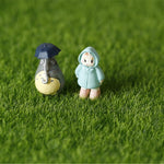 Load image into Gallery viewer, Newest Miniature Garden Ornament DIY Mushroom Craft Pot Fairy Articial Lawn Grass for Wedding Xmas Party Decoration
