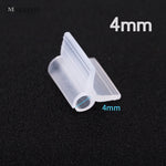 Load image into Gallery viewer, MUCIAKIE 200PCS White Horticultural Grafting Clip for 2-5mm Round Tube Stake Garden Retaining Clip for Greenhouse Frame Pipe
