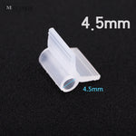 Load image into Gallery viewer, MUCIAKIE 200PCS White Horticultural Grafting Clip for 2-5mm Round Tube Stake Garden Retaining Clip for Greenhouse Frame Pipe
