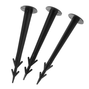 100Pcs Plastic Garden Cover Cloth Securing Stakes Spikes Lawn Pins Pegs Sod Staples Anchoring  Fixing Landscape