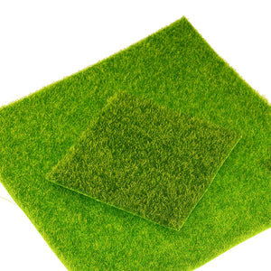 1PC DIY Mini Fairy Garden Simulation Plants Artificial Fake Moss Decorative Lawn Turf Green Grass Micro Landscape Decoration