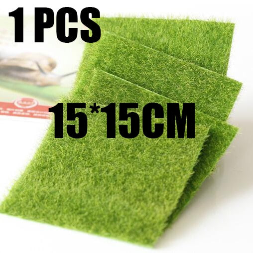 30x30cm Artificial Miniature Garden Ornament DIY Craft  Articial Lawn Grass for Wedding Xmas Party Decoration