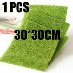 Load image into Gallery viewer, 30x30cm Artificial Miniature Garden Ornament DIY Craft  Articial Lawn Grass for Wedding Xmas Party Decoration

