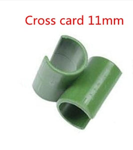 5pcs/lot Plastic plant stakes connectors Garden Climbing plant support Fixed Clamp Pipe Pole Connecting Joints 8mm  16mm 20mm