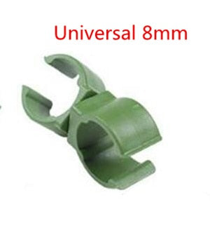 5pcs/lot 16mm plastic plant stakes connectors Adjustable Greenhouse Bracket Pole Fixed Clamp Gardening Pillar Support Forks