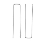 Load image into Gallery viewer, 50pcs/set Heavy Duty U Shape Gauge Galvanized Steel Garden Stakes Staples Securing Pegs For Securing grass Fabric Landscape Net
