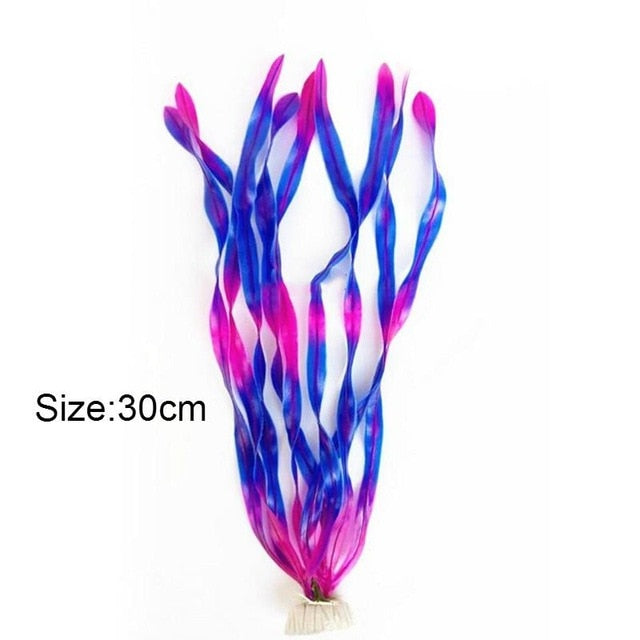 Artificial Aquarium Plant Decoration Fish Tank Submersible Flower Grass Ornament Decor For Aquarium Underwater Plant 10-30cm