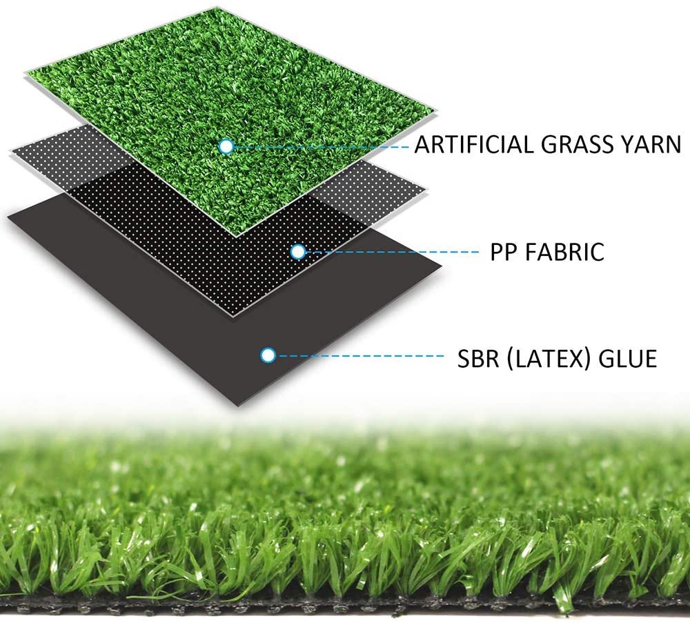 1M*1M/1M*2M Artificial Grass Turf Indoor Outdoor Rug Synthetic Fake Faux Grass Garden Lawn Landscape