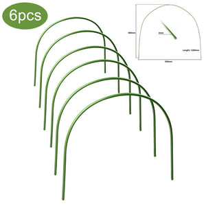 6pcs Greenhouse Plant Hoop Garden Grow Tunnel Support Hoops for Garden Stakes Hoops Plant Support Holder Farm Agriculture Tools