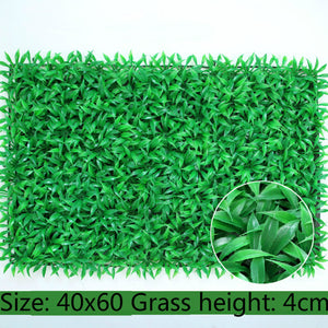 40x60cm Artificial Green Plant Lawns Carpet for Home Garden Wall Landscaping Green Plastic Lawn Door Shop Backdrop Image Grass