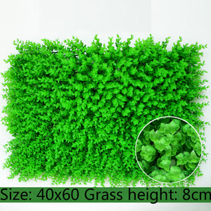 40x60cm Artificial Green Plant Lawns Carpet for Home Garden Wall Landscaping Green Plastic Lawn Door Shop Backdrop Image Grass