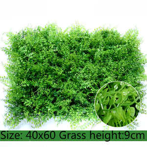 40x60cm Artificial Green Plant Lawns Carpet for Home Garden Wall Landscaping Green Plastic Lawn Door Shop Backdrop Image Grass