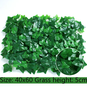 40x60cm Artificial Green Plant Lawns Carpet for Home Garden Wall Landscaping Green Plastic Lawn Door Shop Backdrop Image Grass