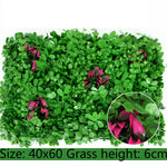 Load image into Gallery viewer, 40x60cm Artificial Green Plant Lawns Carpet for Home Garden Wall Landscaping Green Plastic Lawn Door Shop Backdrop Image Grass
