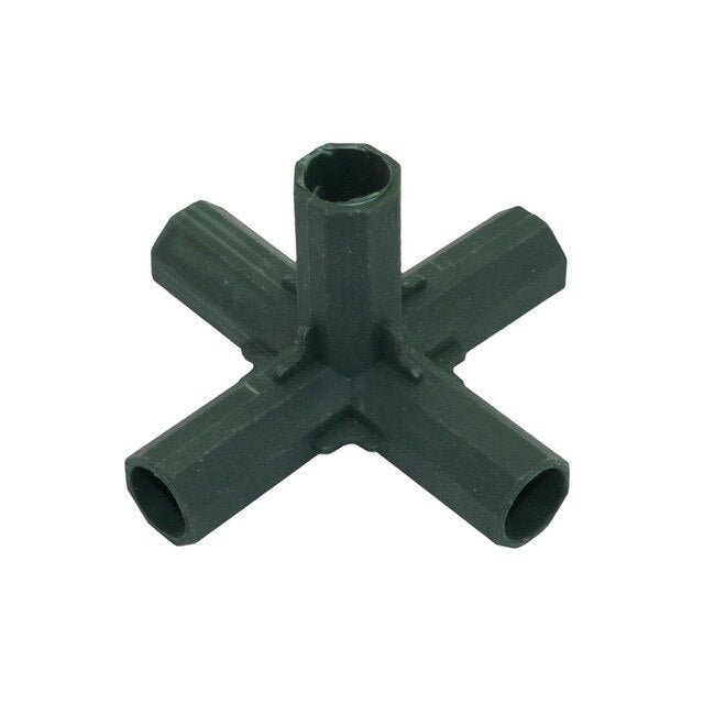 Gardening Lawn Stakes Edging Corner Connectors Suitable for 16mm Plant Stakes Connecting Joints 3 Pcs